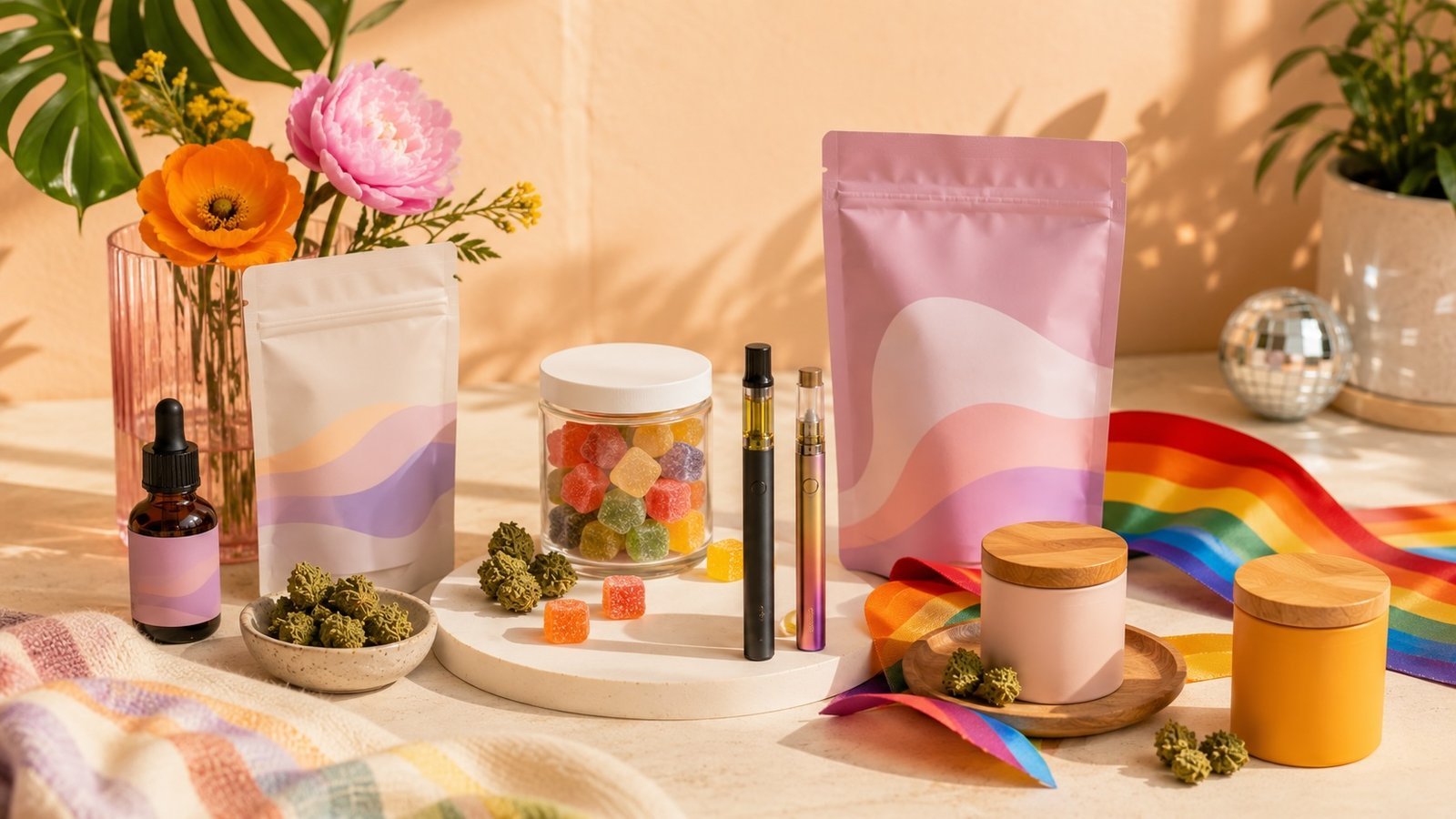 Pride Month Picks Mind35 Pride Month picks featuring colorful curated gummies vapes and bundle options