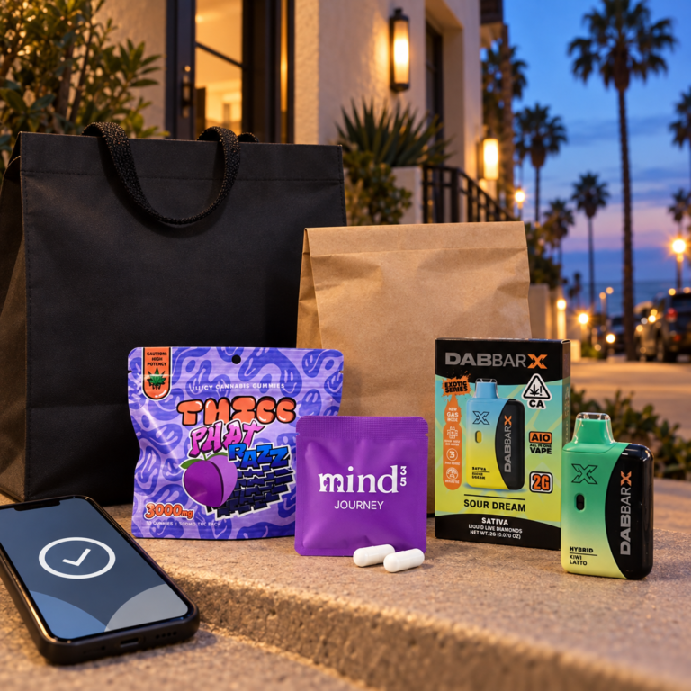 Mind35 delivery order prepared for Long Beach and nearby service areas